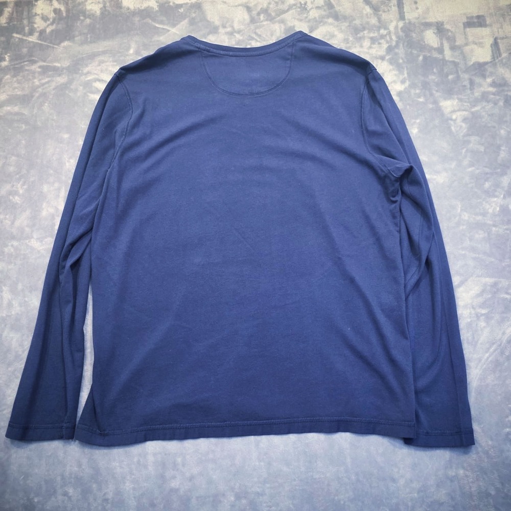 Tommy Bahama Men's Long Sleeve T-Shirt Size L Navy Dry Fit Workout - Picture 6 of 9